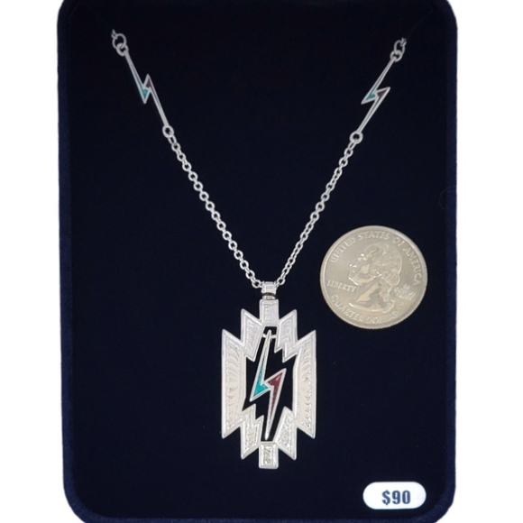 Montana Silversmiths Thunder Cloud Necklace NEW! Retail $95 - Picture 5 of 11